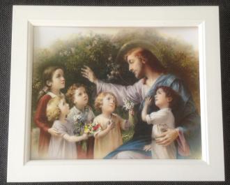 BS 035 Jesus og Barna 20 x 25 cm